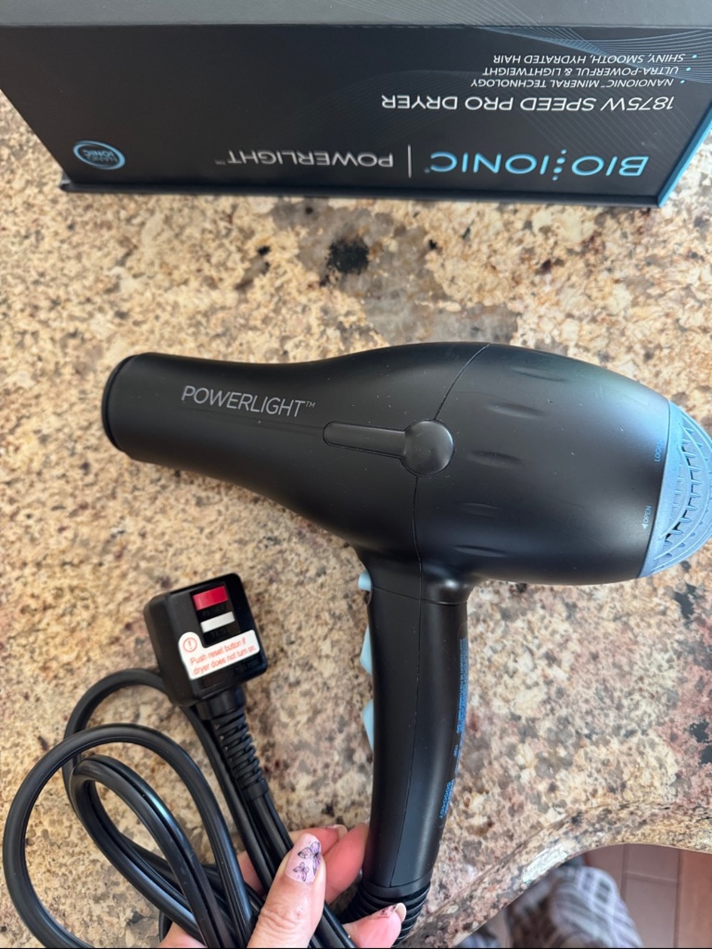Bio Ionic PowerLight 1875W Speed Pro Dryer - Black - Picture 6 of 13